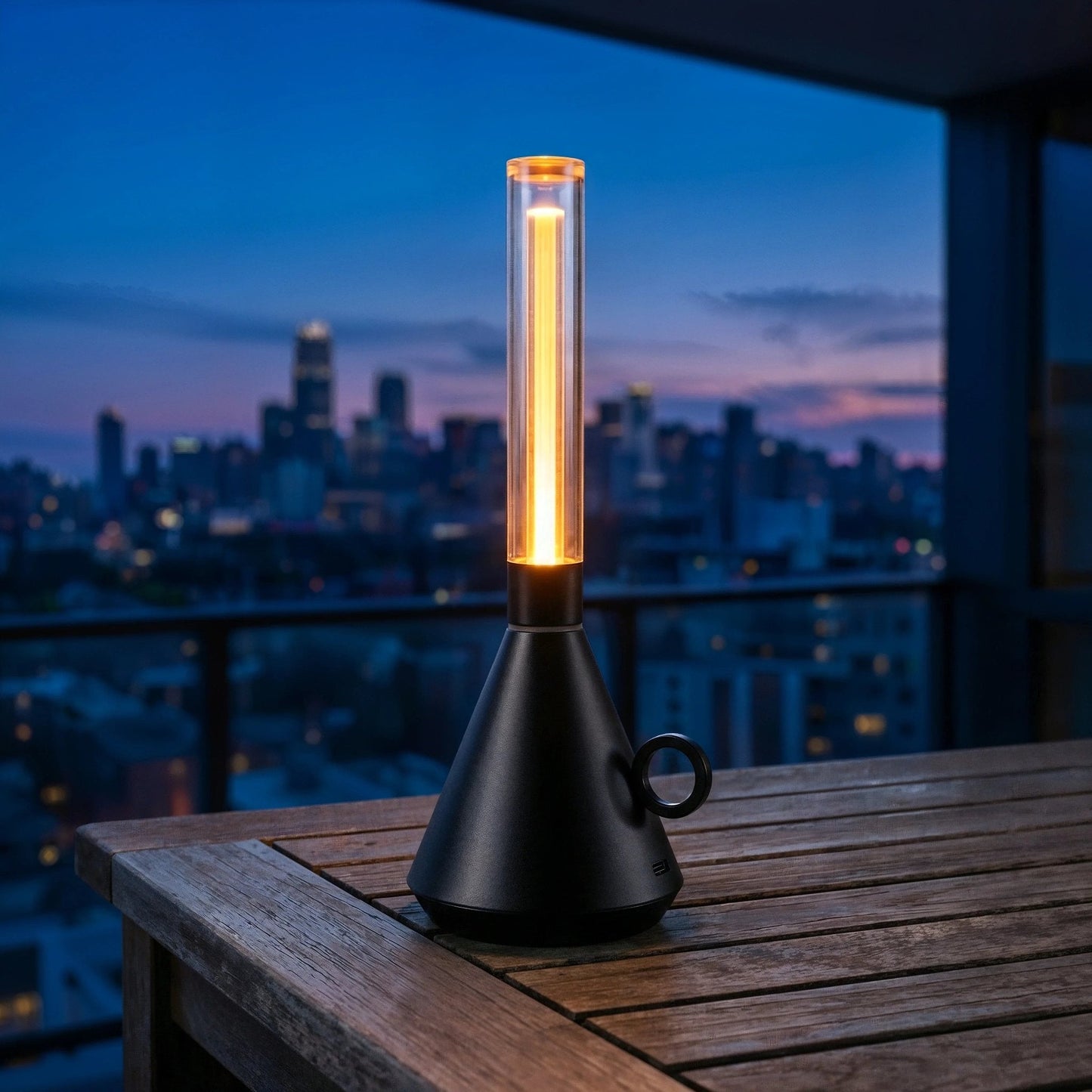 Wick Cordless Chamber Candle Lamp