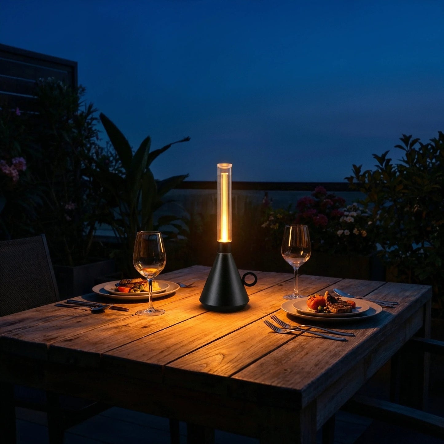 Wick Cordless Chamber Candle Lamp