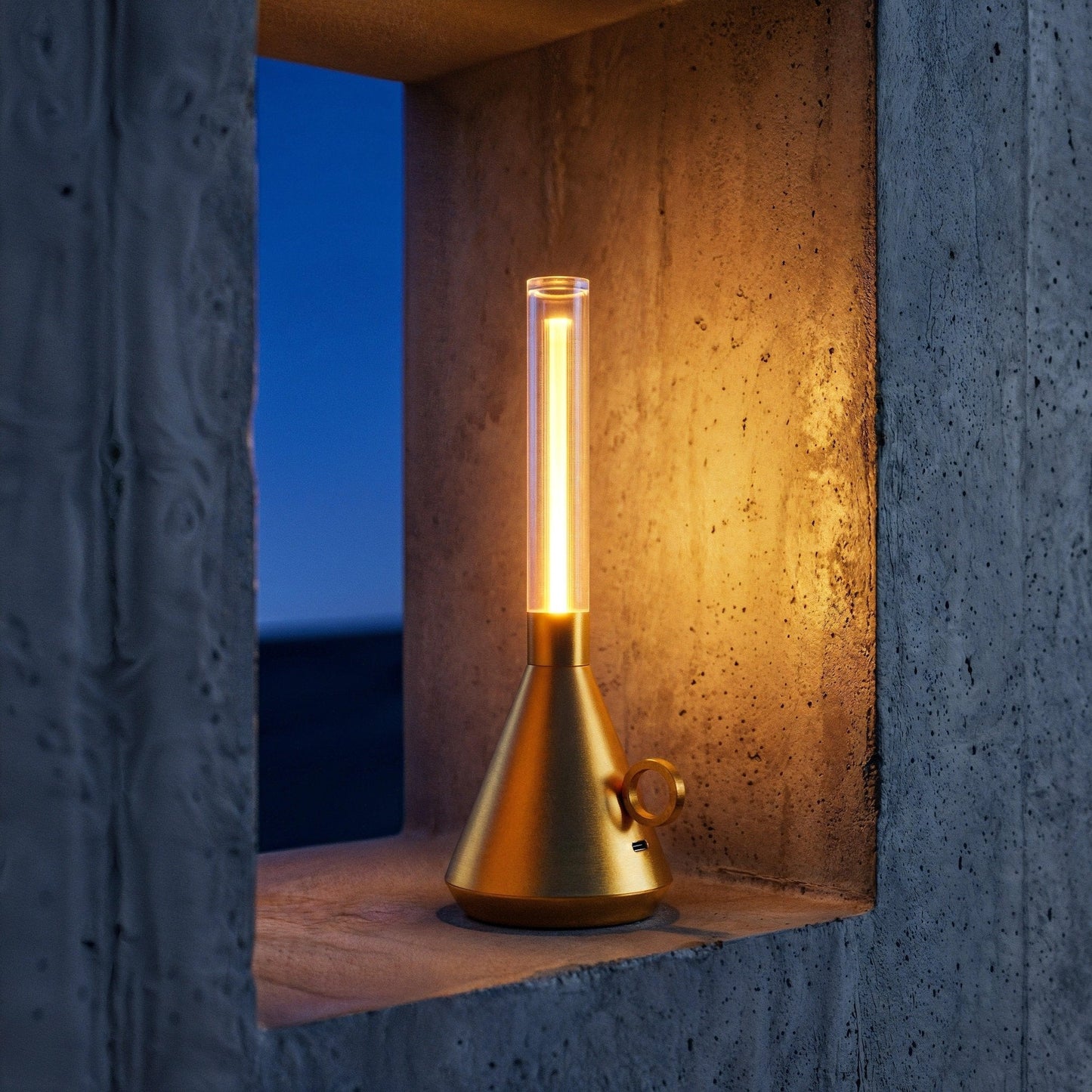 Wick Cordless Chamber Candle Lamp