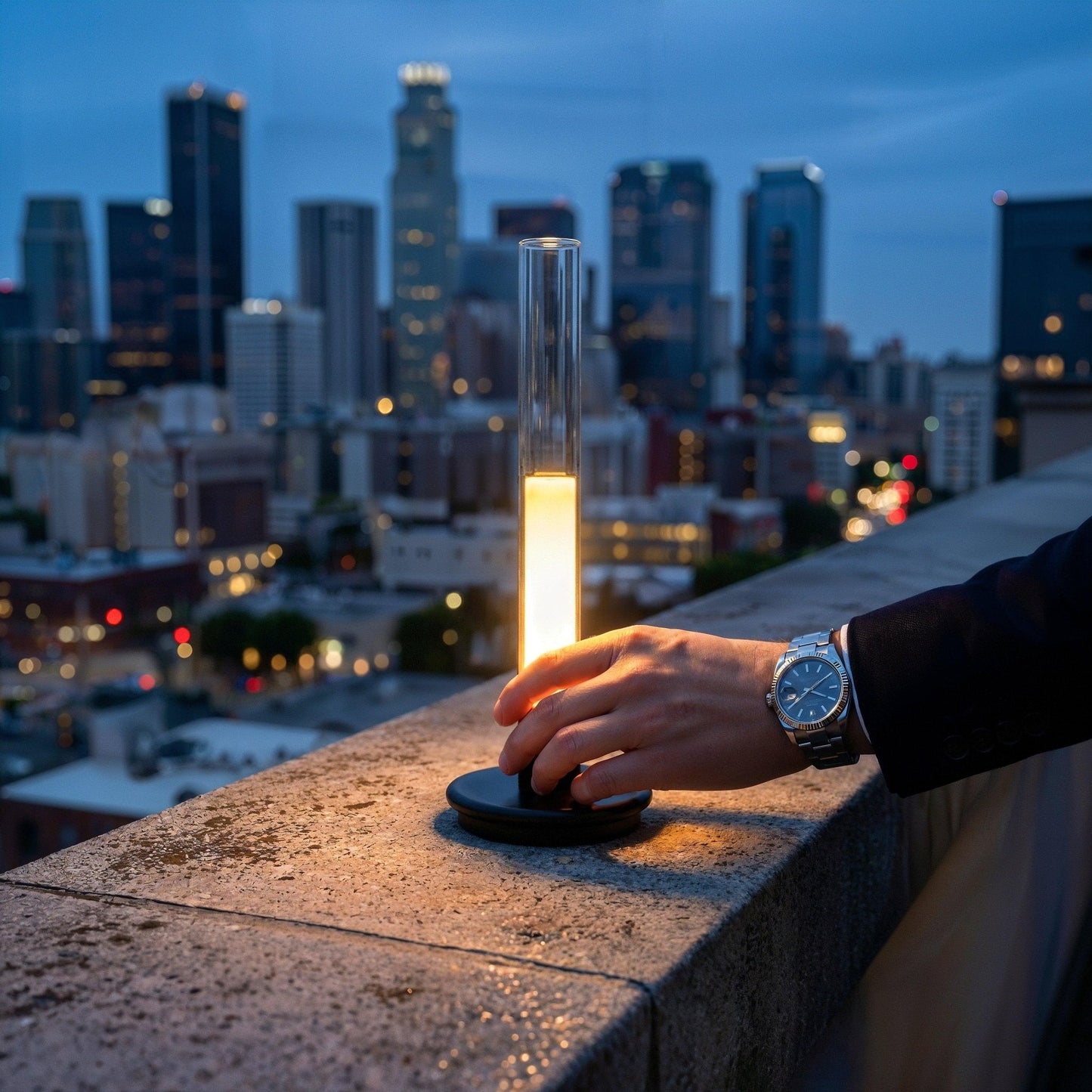 Vitra Cordless Glass Column Lamp