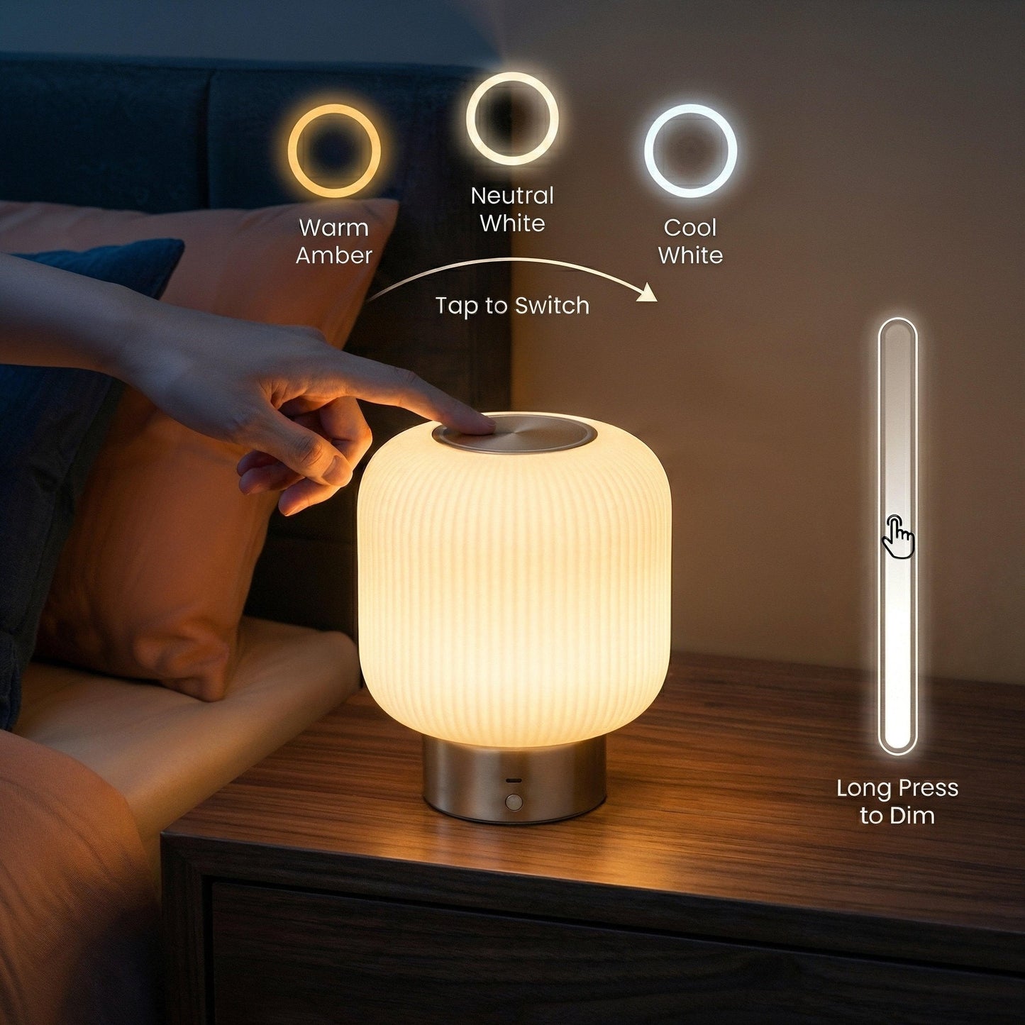 Guardian Motion Sensor Glass Lamp