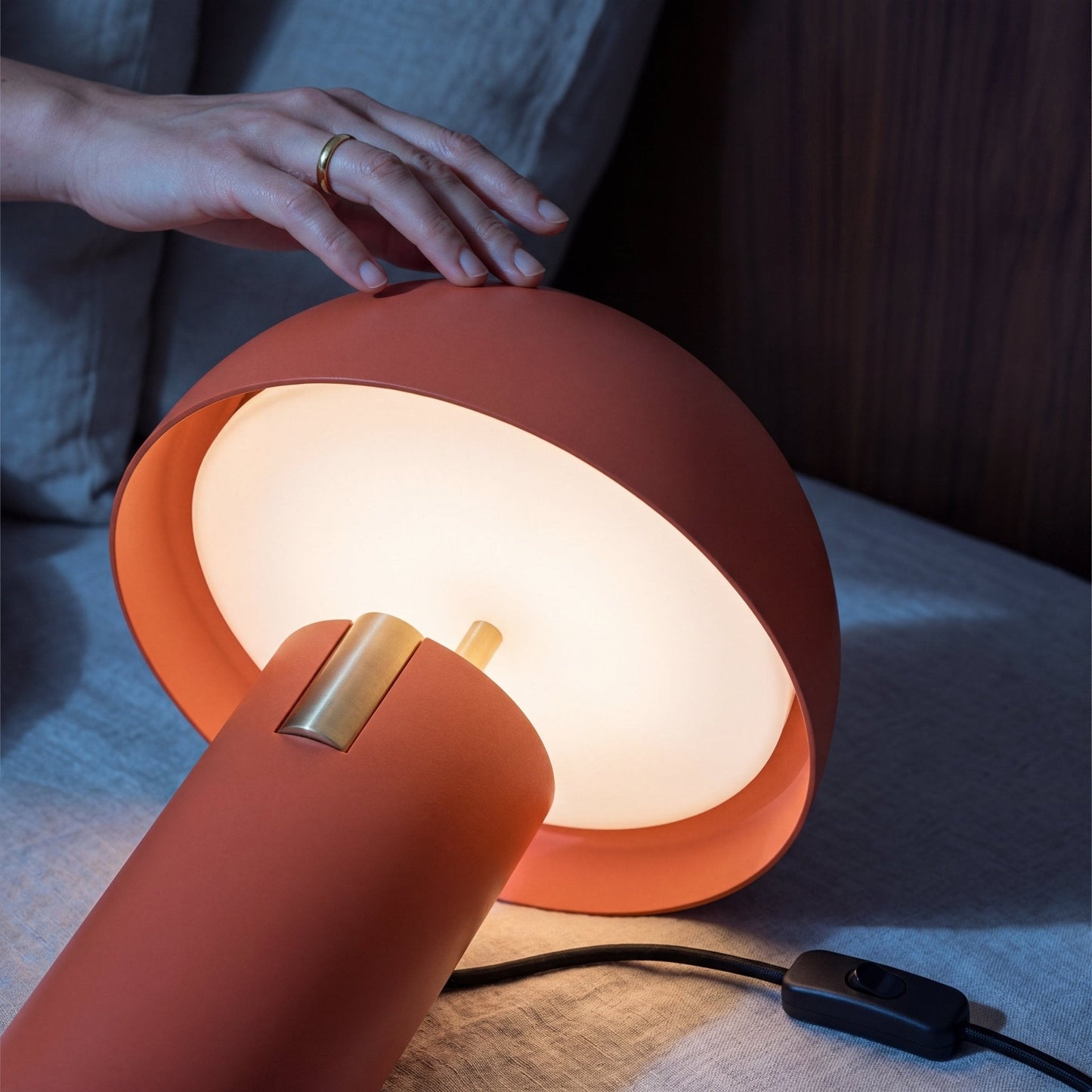 Enso Matte Dome Table Lamp