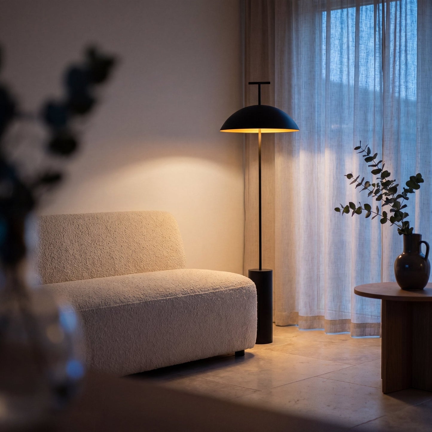 Lumi Nordic Dome Floor Lamp