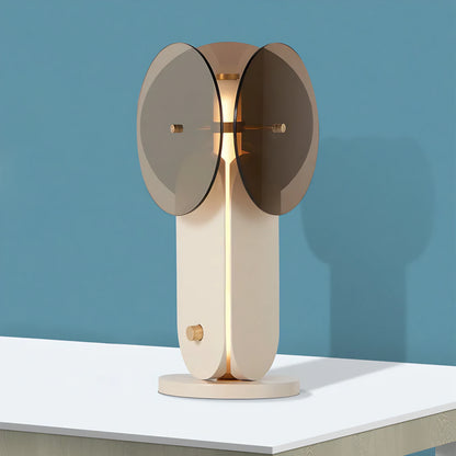 Trilume Smoke Grey Glass Lamp