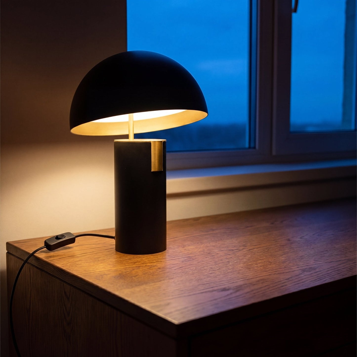 Enso Matte Dome Table Lamp