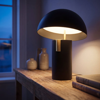 Enso Matte Dome Table Lamp