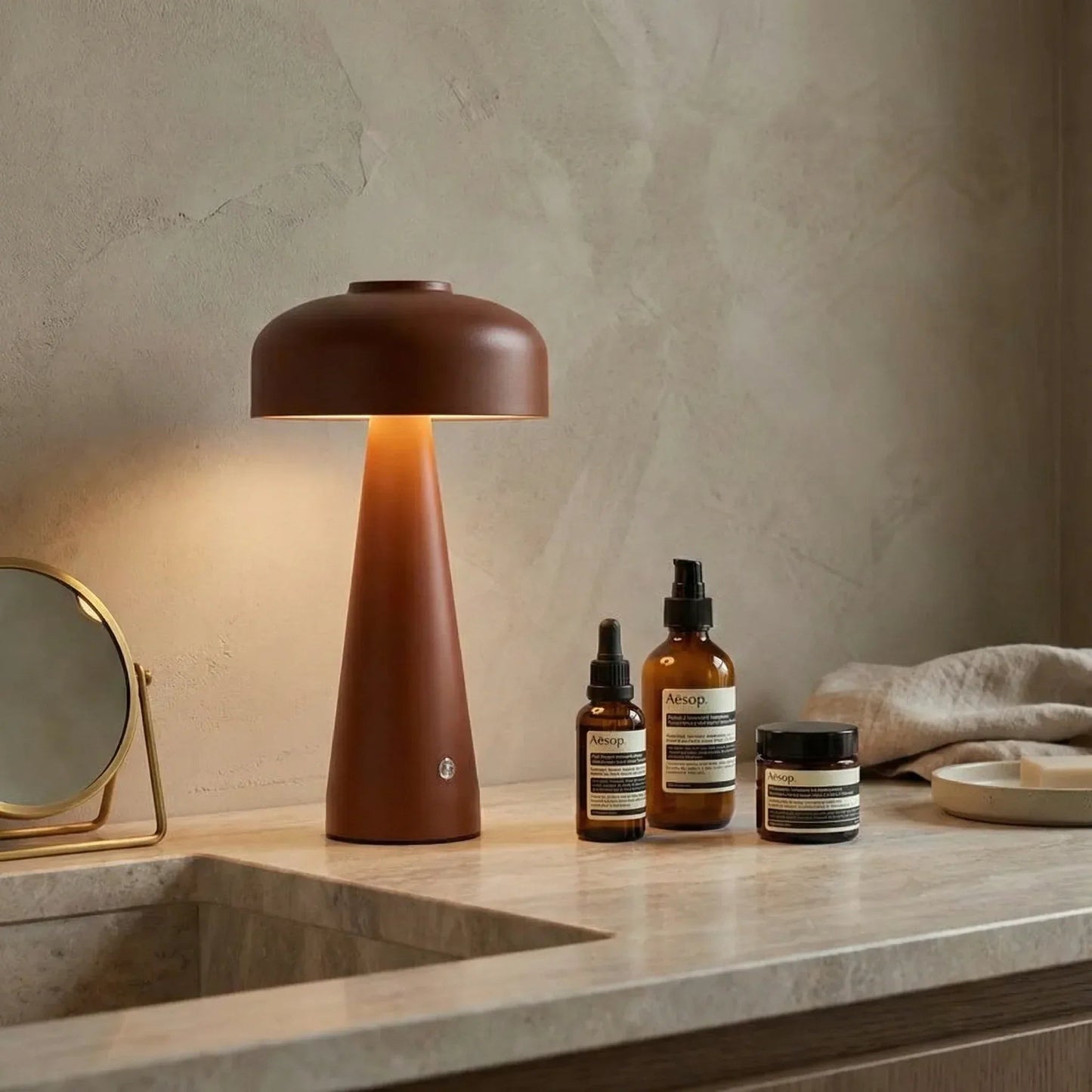 Hush Cordless Conical Lamp
