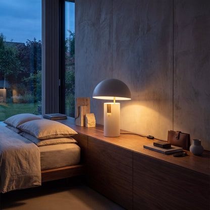 Enso Matte Dome Table Lamp