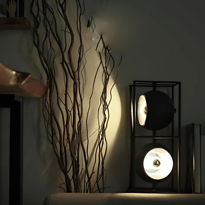 Chrome Spheres Table Lamp