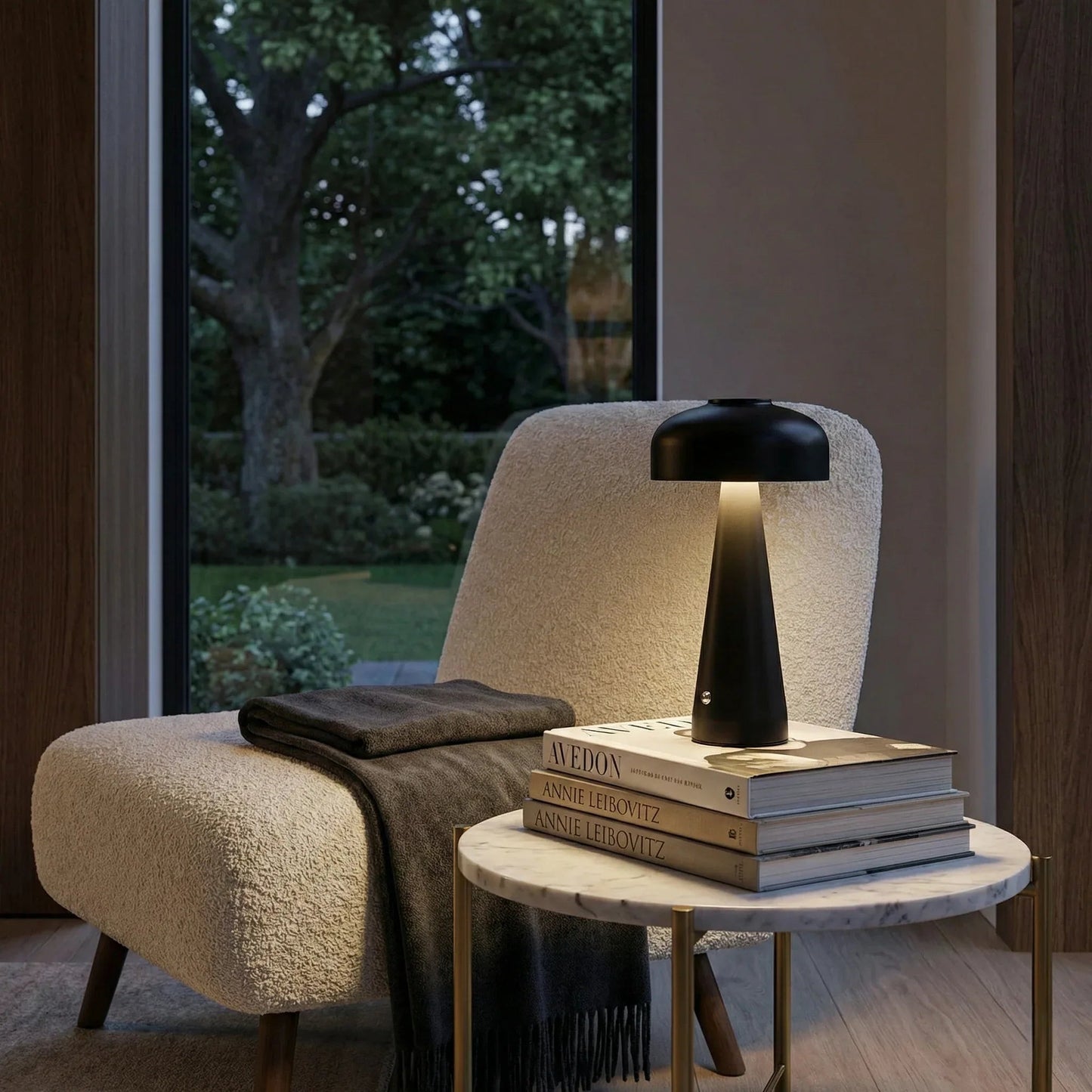 Hush Cordless Conical Lamp