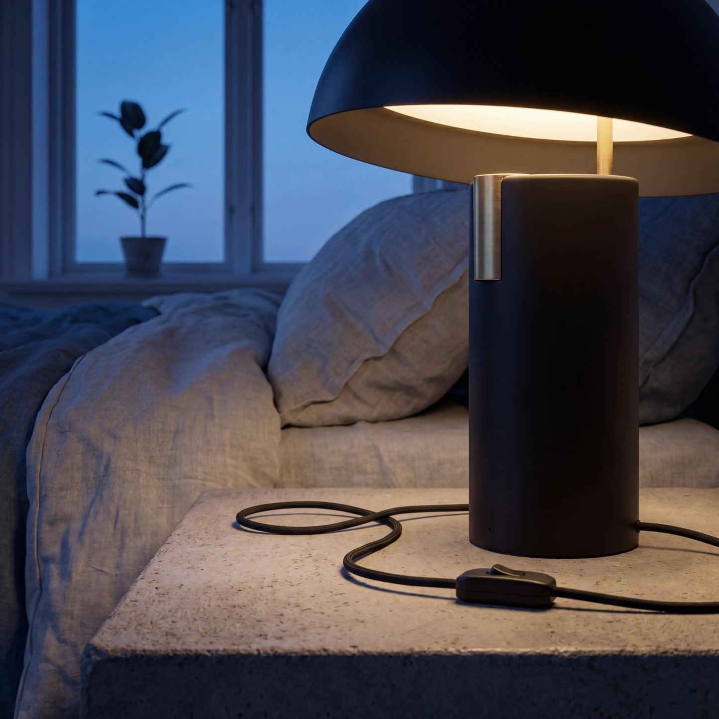 Enso Matte Dome Table Lamp