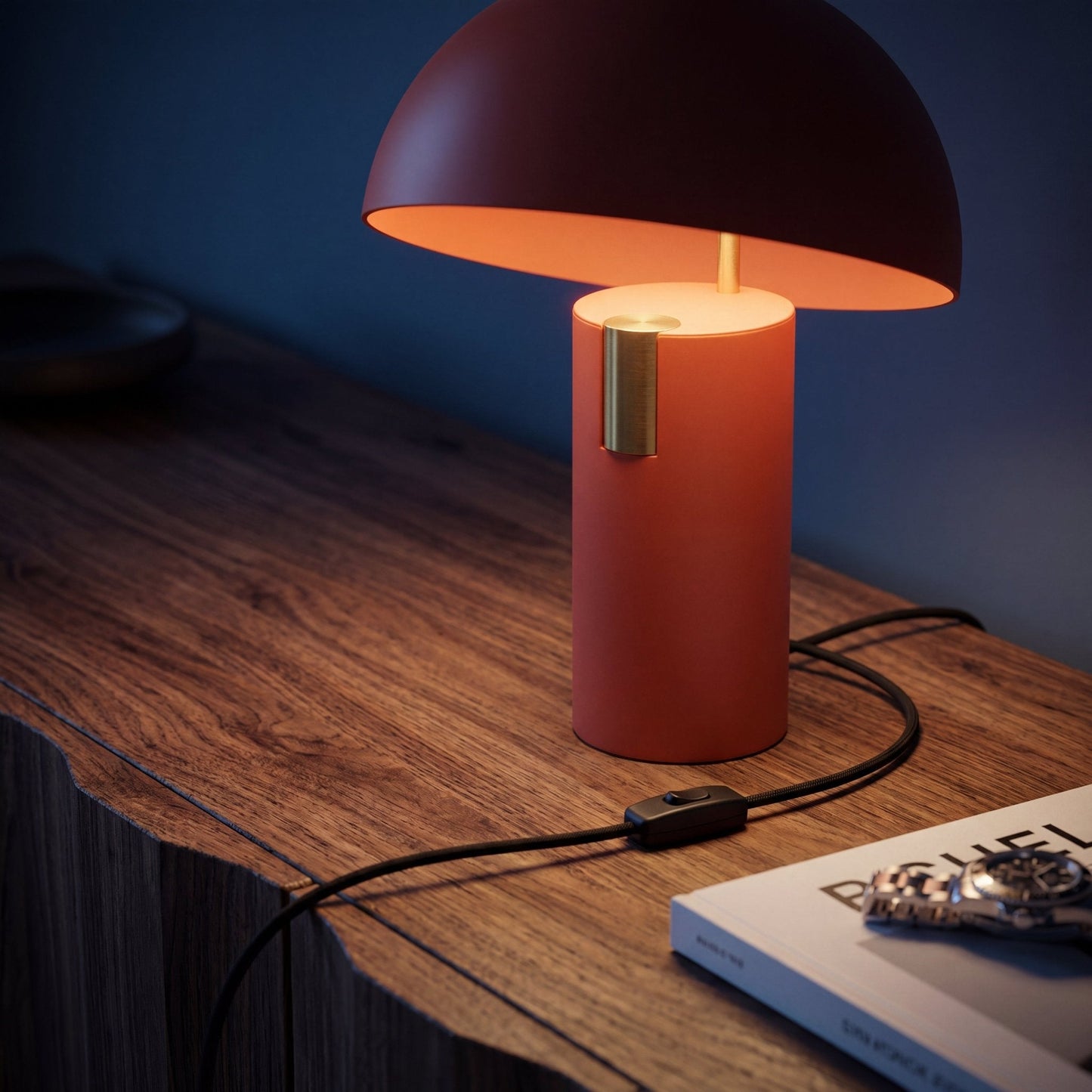 Enso Matte Dome Table Lamp