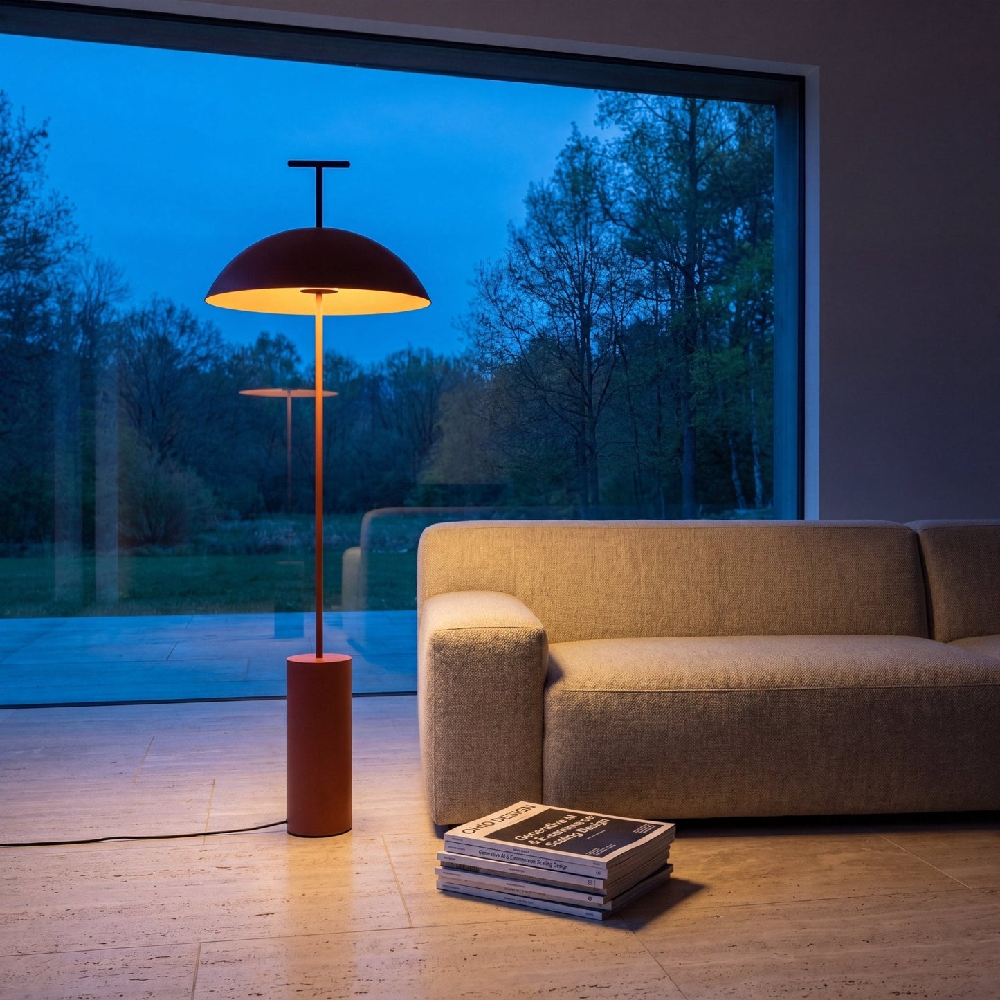 Lumi Nordic Dome Floor Lamp
