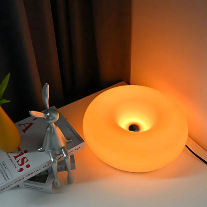 Amber Orbit Lamp