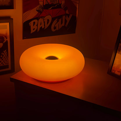 Amber Orbit Lamp