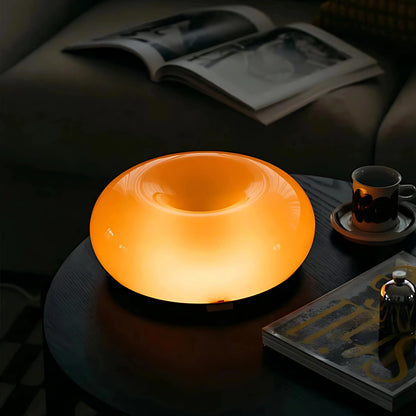 Amber Orbit Lamp