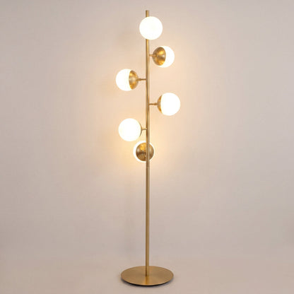 Calyx Gold Globe Sculptural Lamp
