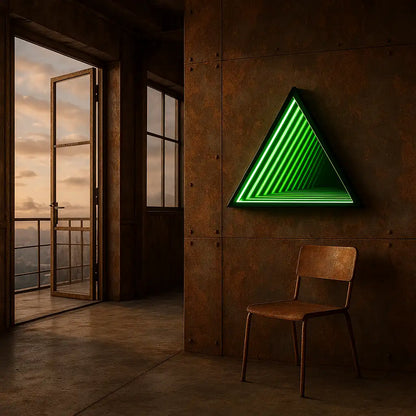Triangle Infinity Mirror