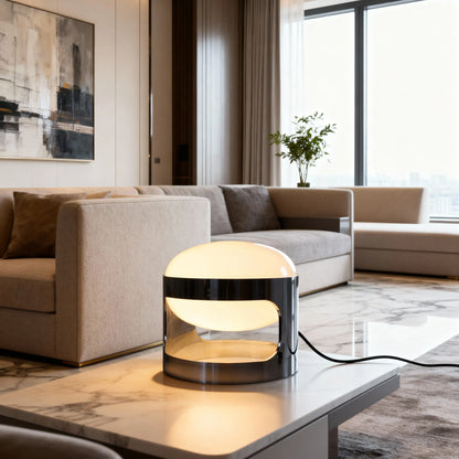 Chrome Capsule Lamp