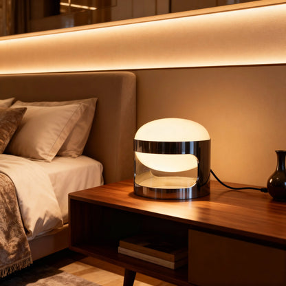 Chrome Capsule Lamp