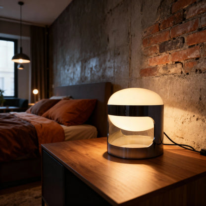 Chrome Capsule Lamp