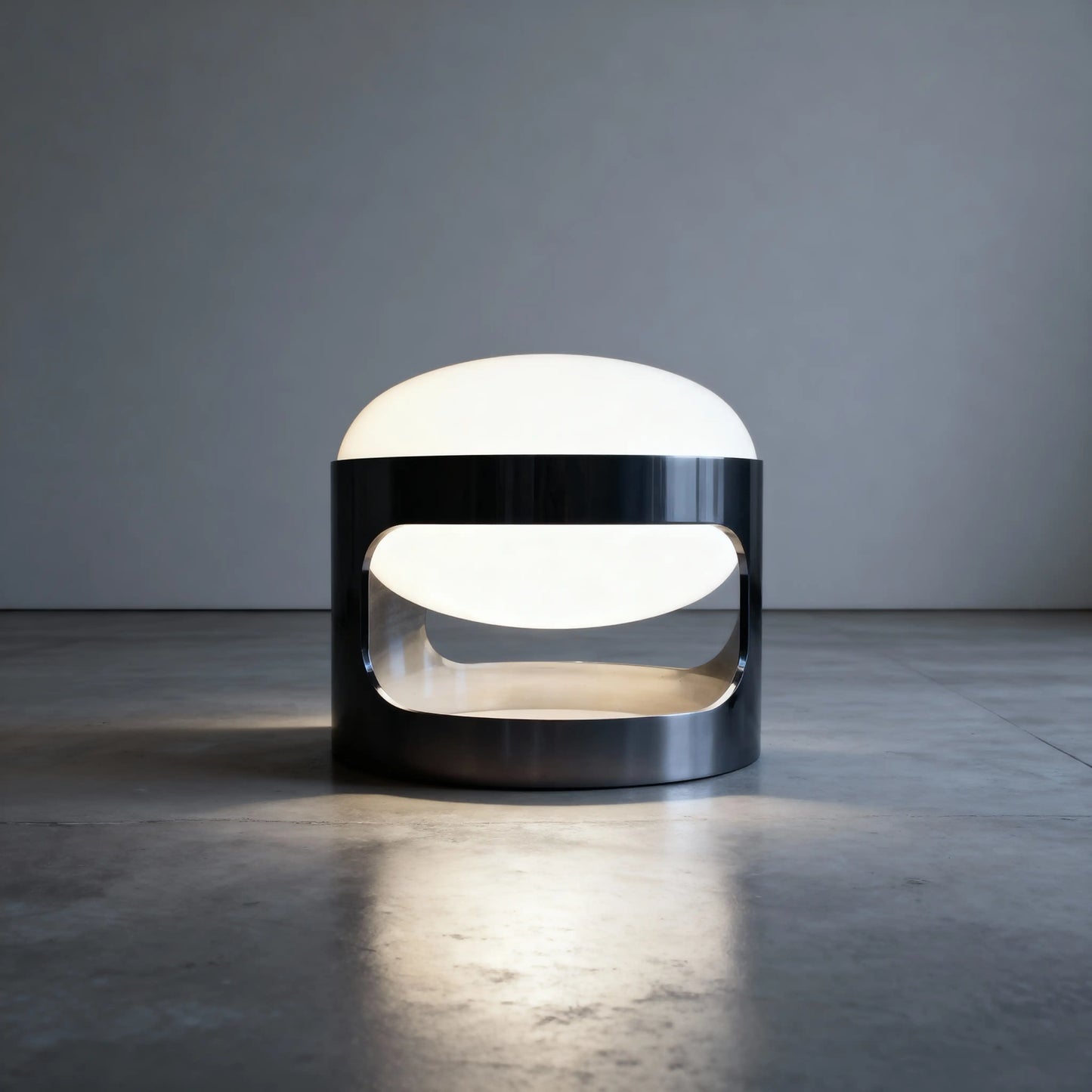 Chrome Capsule Lamp