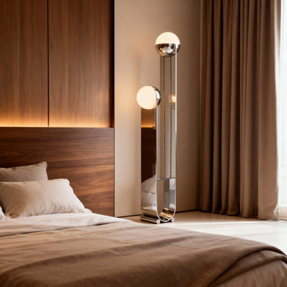 Chrome Orbit Lamp