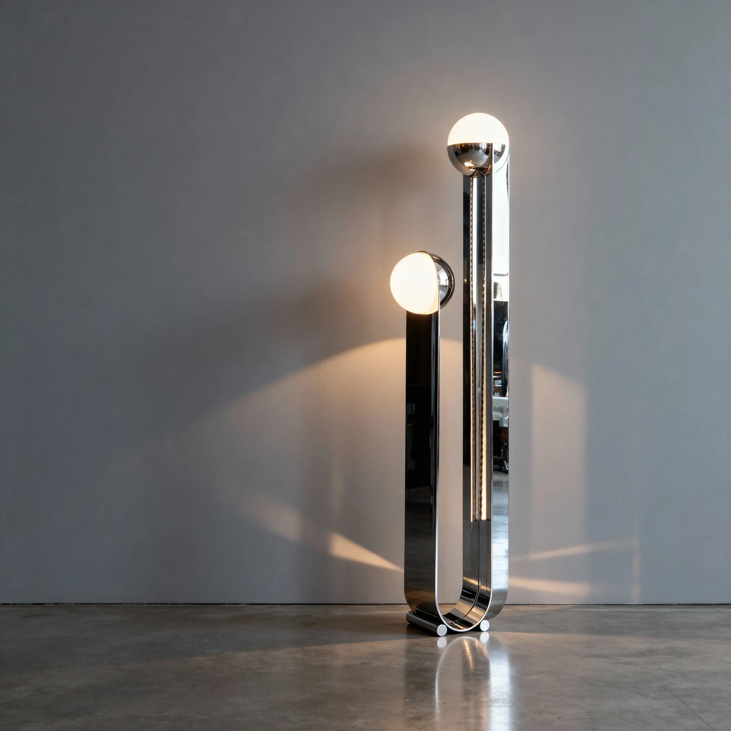Chrome Orbit Lamp