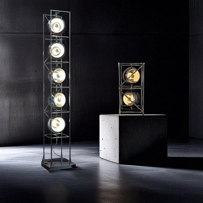 Chrome Spheres Table Lamp