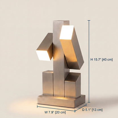 Citadel Brutalist Steel Table Lamp