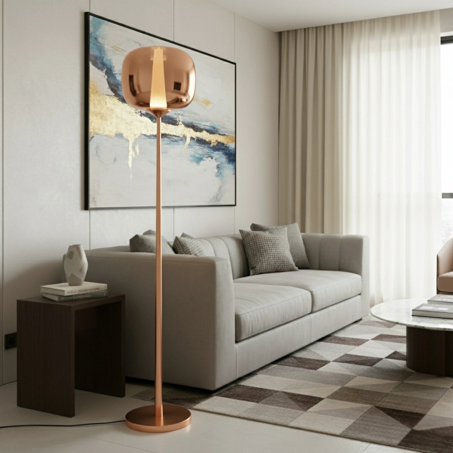 Dusk Dawn Floor Lamp