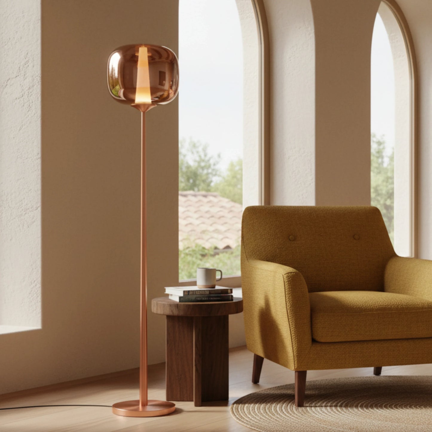 Dusk Dawn Floor Lamp