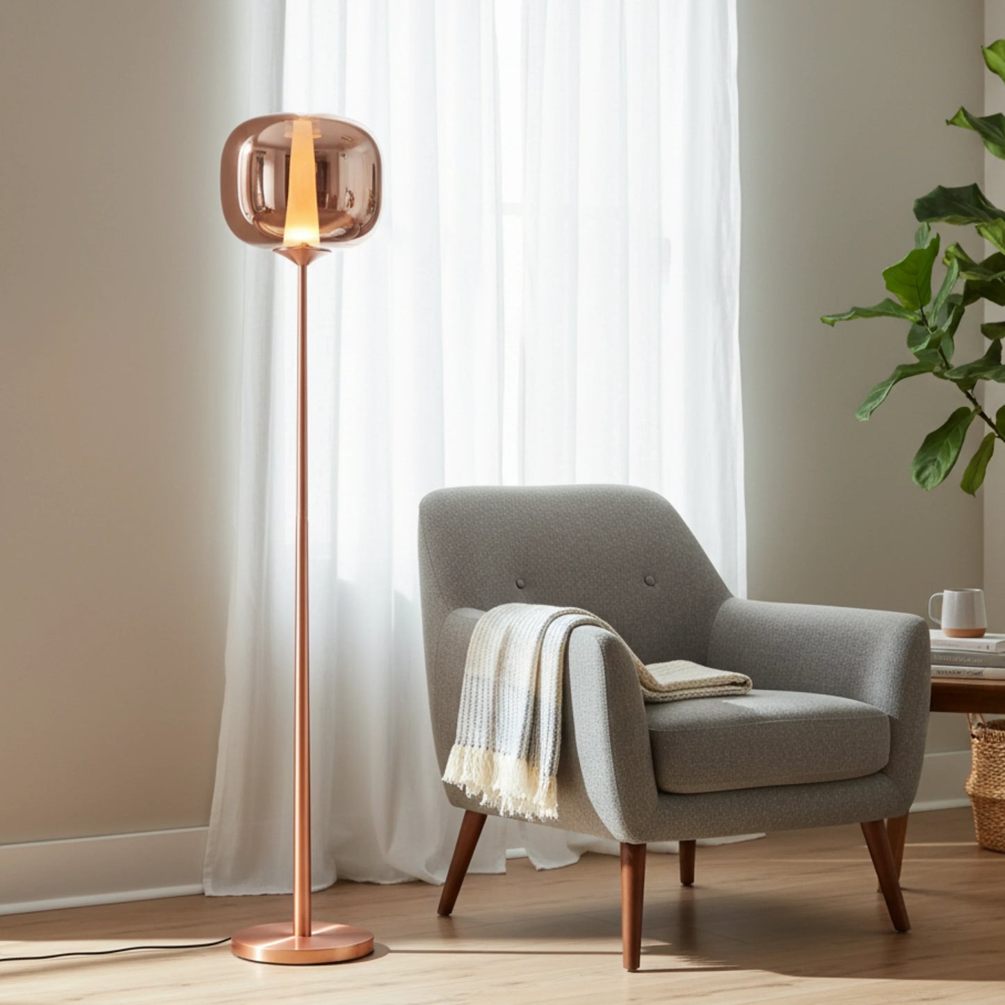 Dusk Dawn Floor Lamp