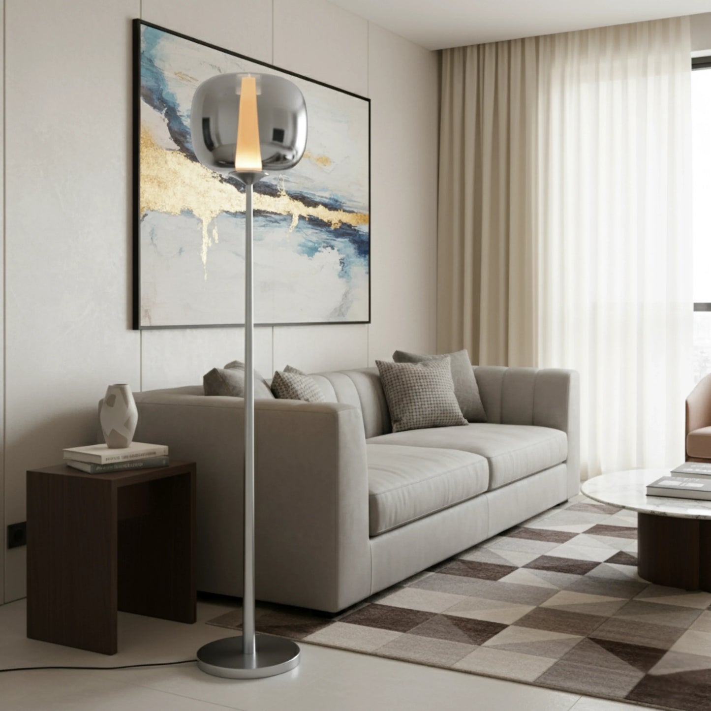 Dusk Dawn Floor Lamp
