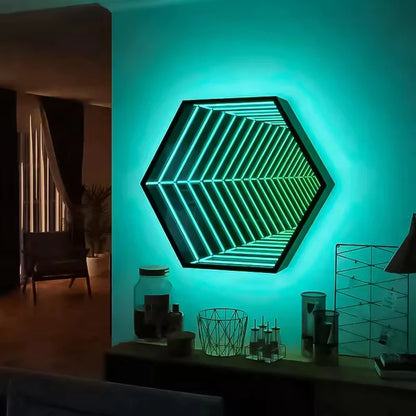 Hexagon Infinity Mirror