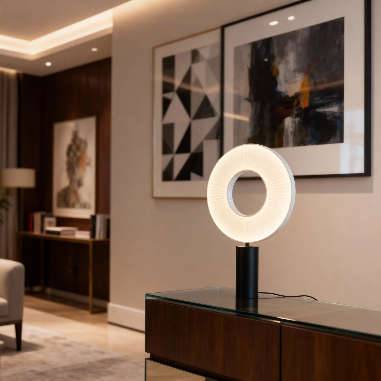 Iris Ring Table Lamp