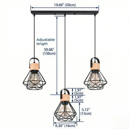 Vertex Wireframe Pendant Light