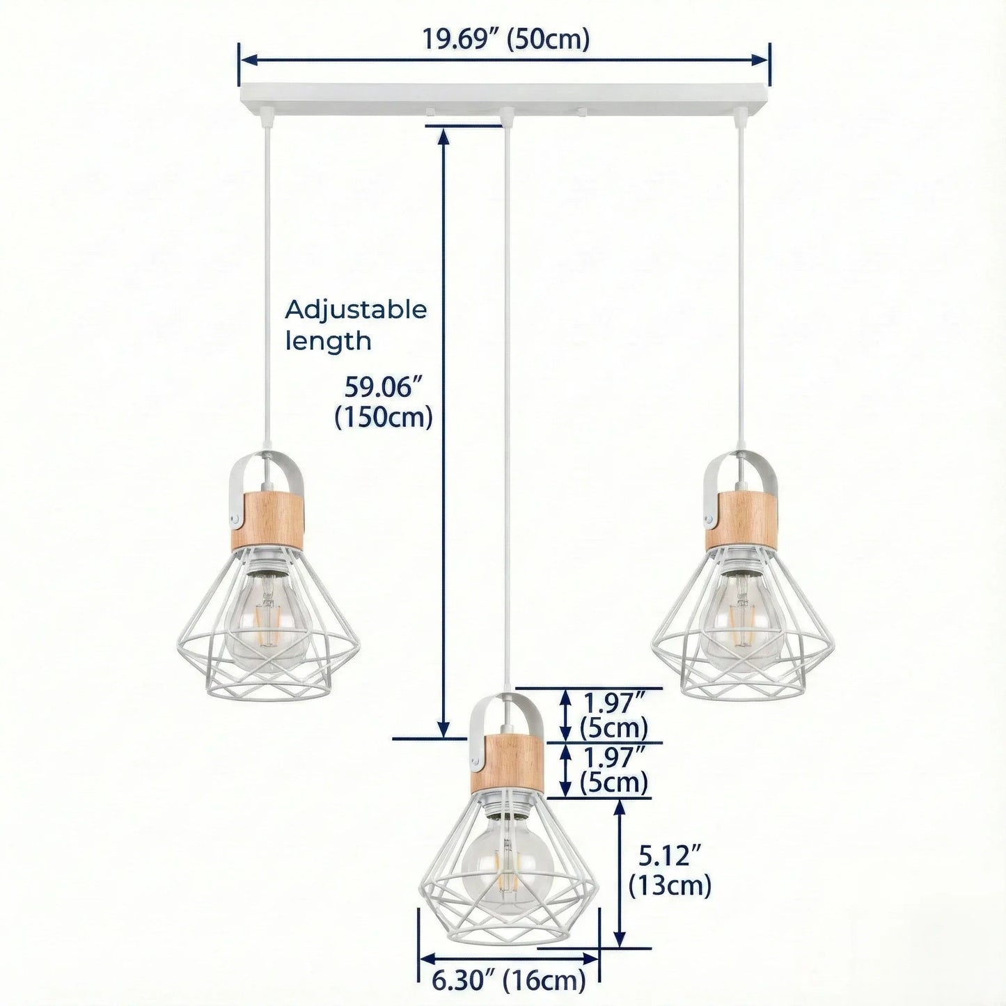 Vertex Wireframe Pendant Light