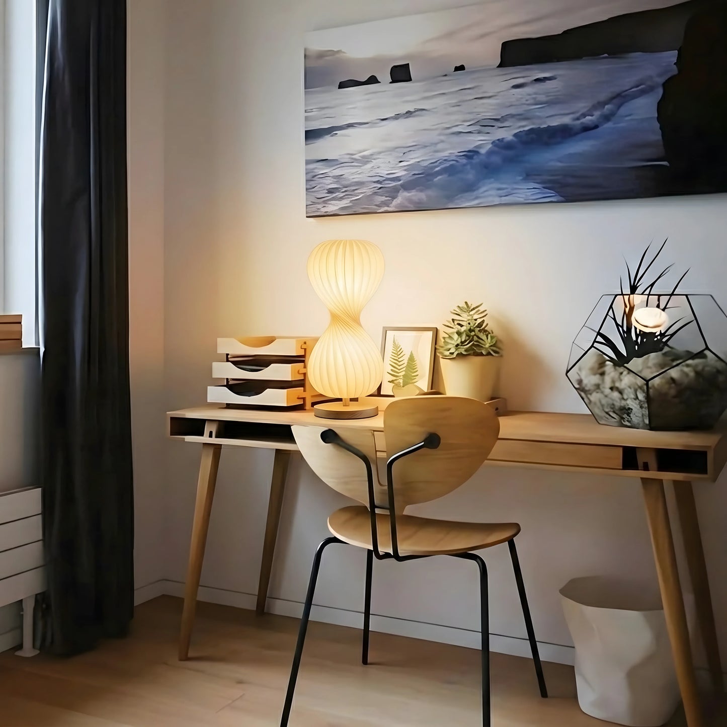 Ozawa Twisted Bamboo Lamp