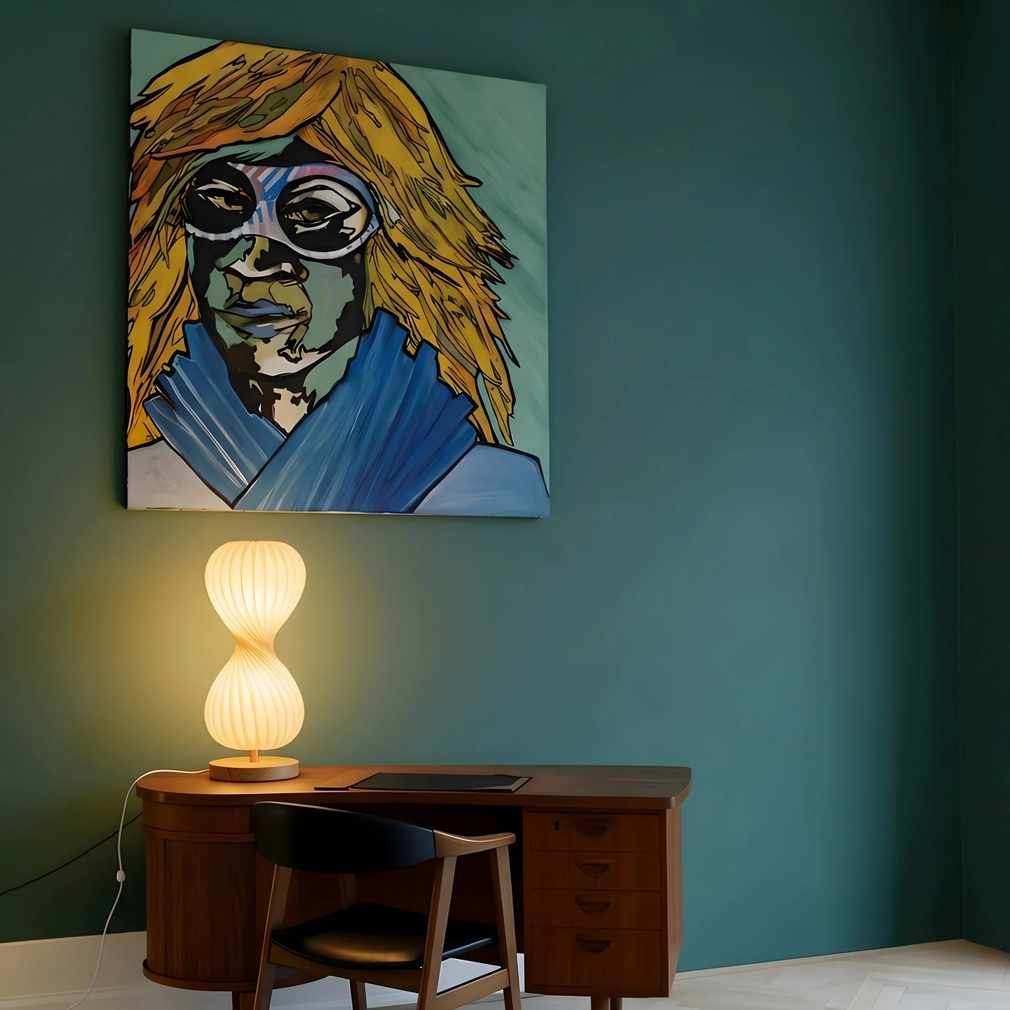 Ozawa Twisted Bamboo Lamp