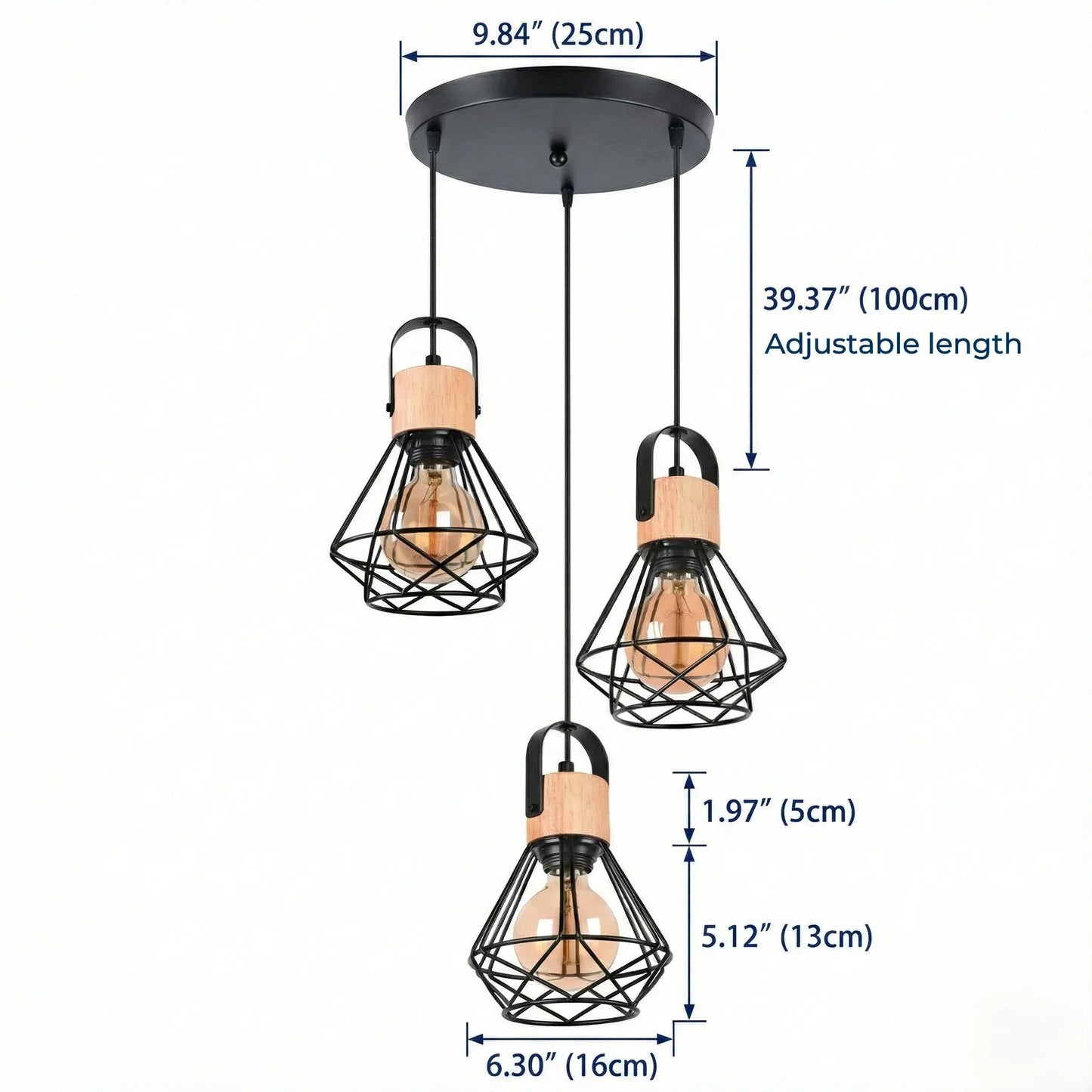 Vertex Wireframe Pendant Light