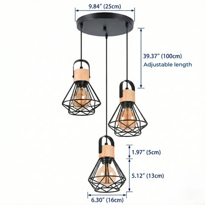 Vertex Wireframe Pendant Light