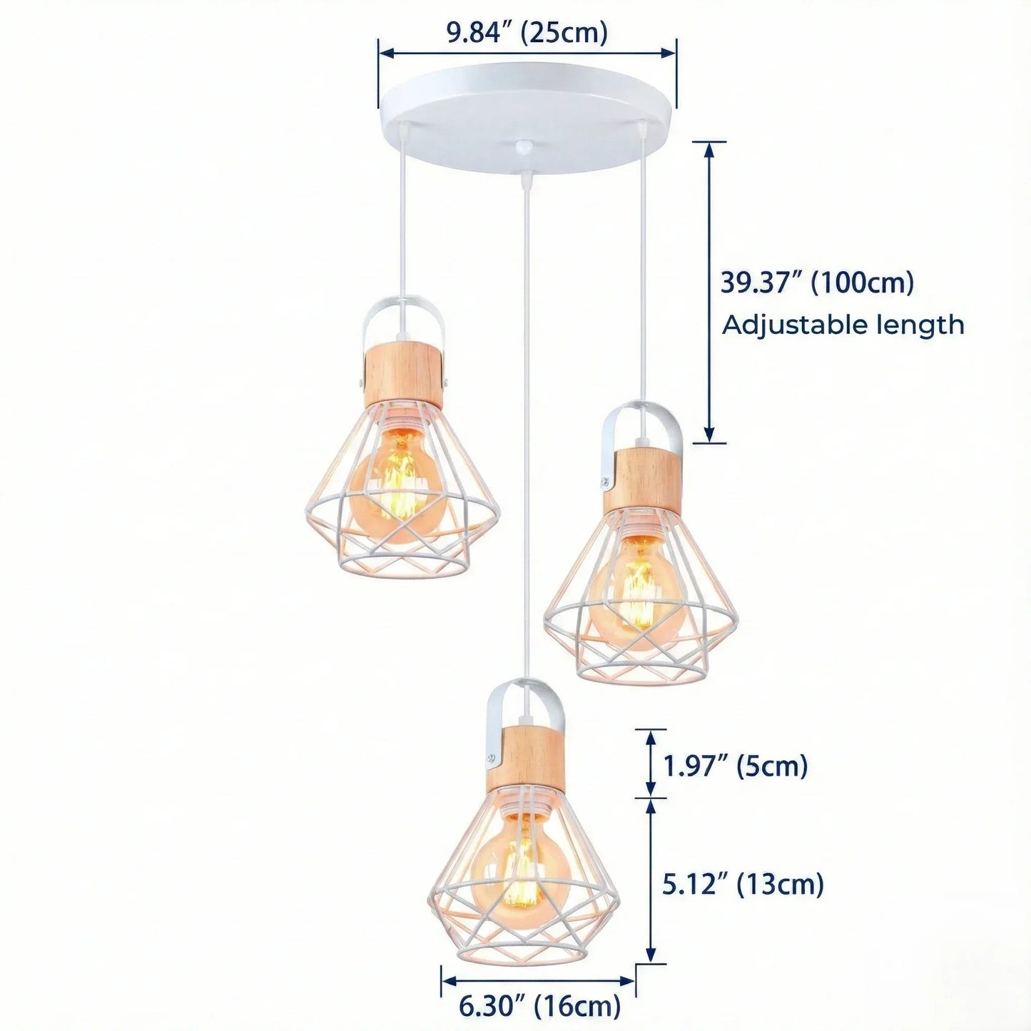 Vertex Wireframe Pendant Light
