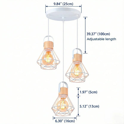 Vertex Wireframe Pendant Light