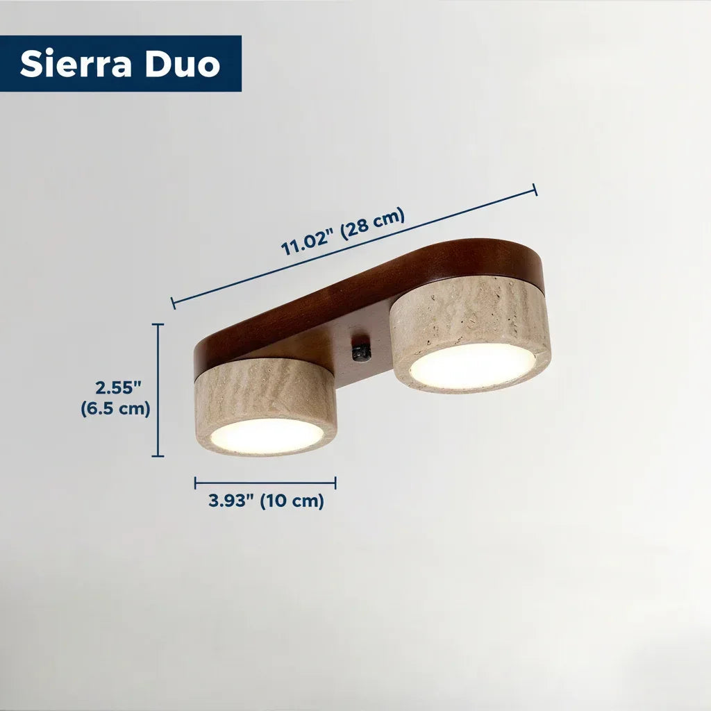 Sierra Stone Spotlight Ceiling Light