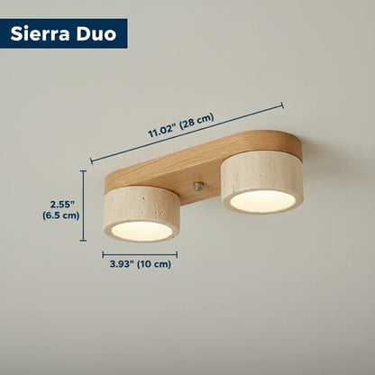 Sierra Stone Spotlight Ceiling Light