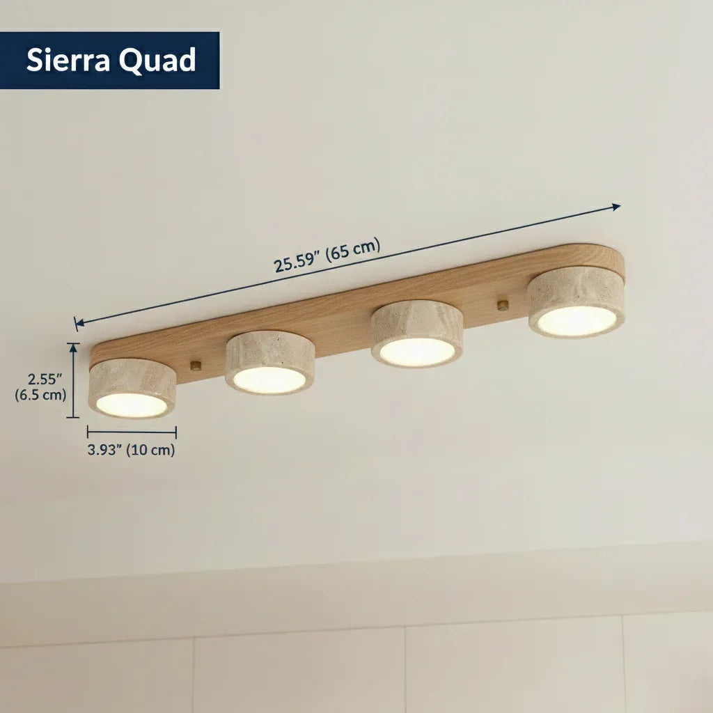 Sierra Stone Spotlight Ceiling Light
