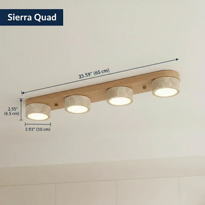 Sierra Stone Spotlight Ceiling Light