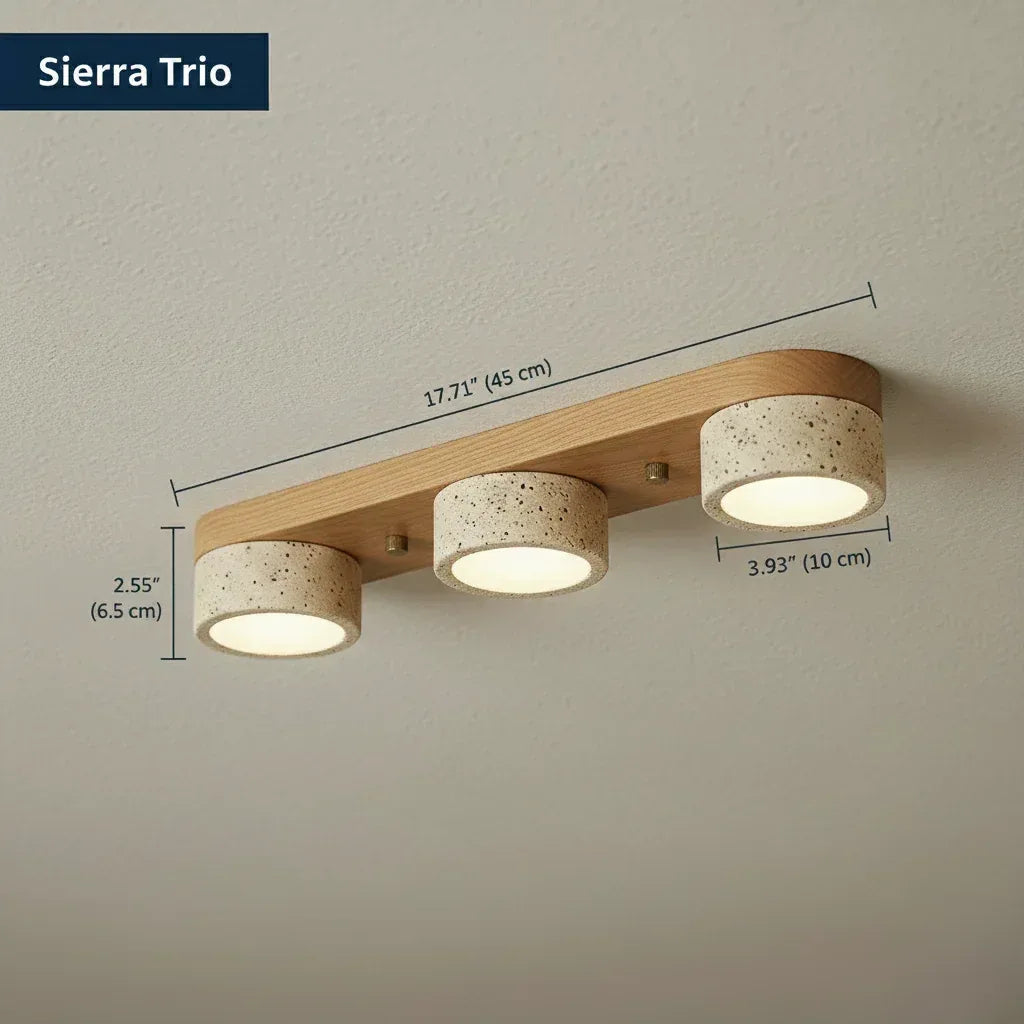 Sierra Stone Spotlight Ceiling Light