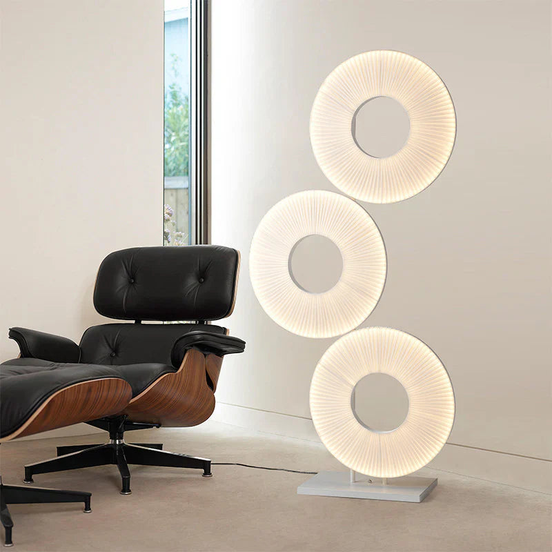 Iris Triple Ring Floor Lamp